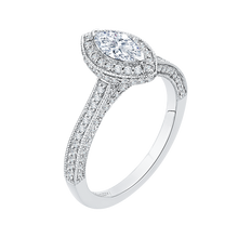 Load image into Gallery viewer, White Gold Marquise Diamond Engagement Ring Promezza PRQ0133ECH-44W-.50
