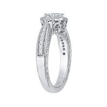 Load image into Gallery viewer, Cushion Diamond Halo Engagement Ring Promezza PRU0008EC-02W
