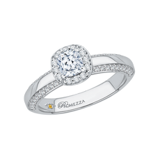 Load image into Gallery viewer, Cushion Cut Diamond Engagement Ring Promezza PRU0084EC-44W
