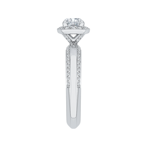 Cushion Cut Diamond Engagement Ring Promezza PRU0084EC-44W
