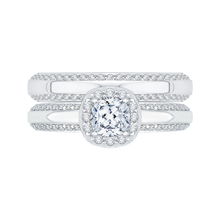 Load image into Gallery viewer, Cushion Cut Diamond Engagement Ring Promezza PRU0084EC-44W
