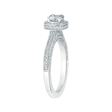 Load image into Gallery viewer, Cushion Cut Diamond Engagement Ring Promezza PRU0133ECH-44W-.50

