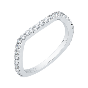 Floating Diamond Engagement Ring Promezza PRU0147BQ-44W-.50