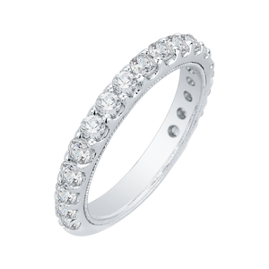 Round Diamond Wedding Band Carizza Boutique QR0052BK-40W-3.00