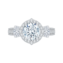 Load image into Gallery viewer, Semi-Mount Round Diamond Engagement Ring Carizza Boutique QR0053K-40W
