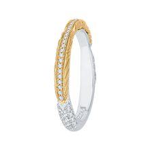 Load image into Gallery viewer, Yellow Gold Diamond Wedding Band Carizza Boutique QR0056BK-40WY-3.00
