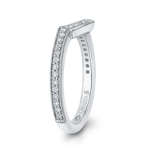 Twisted Diamond Wedding Band Carizza Boutique QR0065BQK-40W-3.00