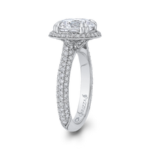 Load image into Gallery viewer, Diamond Engagement Ring Carizza Boutique QR0068EQK-40W-3.00
