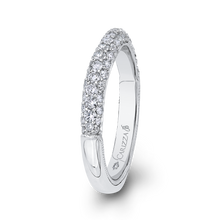 Load image into Gallery viewer, Cathedral Style Wedding Band Carizza Boutique QR0071BHk-40W-3.00
