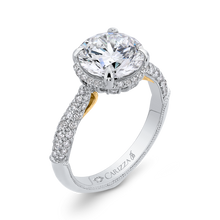 Load image into Gallery viewer, Semi-Mount Diamond Engagement Ring Carizza Boutique QR0072EHk-40WY-3.00
