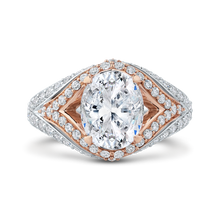 Load image into Gallery viewer, Split Shank Oval Diamond Engagement Ring Carizza Boutique QRO0066EQK-40WP-3.00
