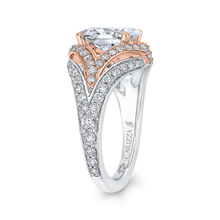 Load image into Gallery viewer, Split Shank Oval Diamond Engagement Ring Carizza Boutique QRO0066EQK-40WP-3.00
