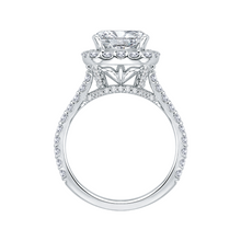 Load image into Gallery viewer, Cushion Diamond Halo Engagement Ring
