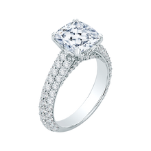 Load image into Gallery viewer, Semi-Mount Cushion Diamond Ring Carizza Boutique QRU0037K-40W
