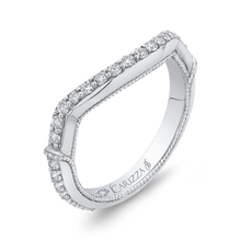 Load image into Gallery viewer, Twisted Diamond Wedding Band Carizza Boutique QRU0062BK-40W-4.00

