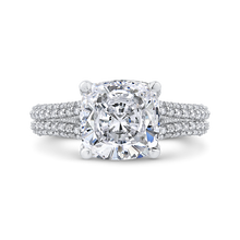 Load image into Gallery viewer, Split Shank Cushion Diamond Engagement Ring Carizza Boutique QRU0063EK-40W
