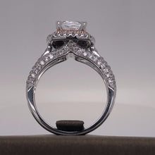 Load image into Gallery viewer, Ladies Scott Kay Semi Mount with Rose Gold and 0.91 Carat Diamond Ring
