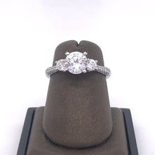 Load image into Gallery viewer, 18Kt Gold Semi Mount 0.27 Carat Weight  Diamond Ring
