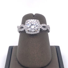 Load image into Gallery viewer, 18Kt Gold Semi Mount 0.46 Carat Weight  Diamond Ring
