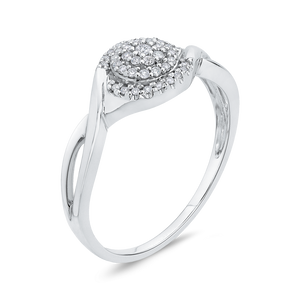 Crossover Shank Diamond Fashion Ring Luminous RF0351T-04W