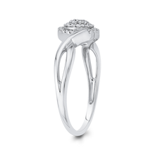 Load image into Gallery viewer, Crossover Shank Diamond Fashion Ring Luminous RF0351T-04W
