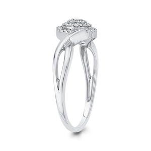 Crossover Shank Diamond Fashion Ring Luminous RF0351T-04W