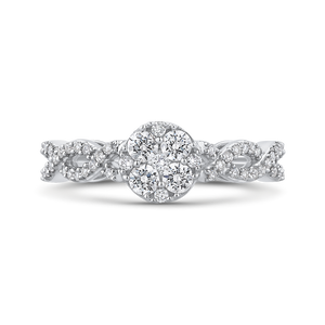 Criss-Cross Shank Diamond Fashion Ring Luminous RF0956T-42W