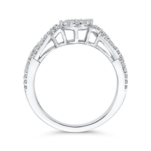 Load image into Gallery viewer, Criss-Cross Shank Diamond Fashion Ring Luminous RF0956T-42W
