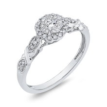 Load image into Gallery viewer, Diamond Halo Fashion Ring Luminous RF0959T-42W
