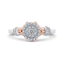 Load image into Gallery viewer, Two Tone Gold Diamond Fashion Ring Luminous RF0996T-42WP
