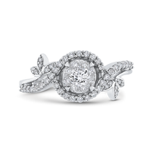 Load image into Gallery viewer, Round Diamond Halo Fashion Ring Luminous RF0999T-42W
