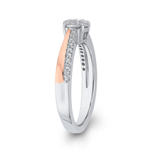Load image into Gallery viewer, Two Tone Gold Diamond Fashion Ring Luminous RF1009T-42WP
