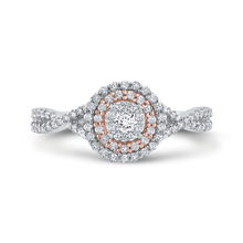 Load image into Gallery viewer, Diamond Double Halo Fashion Ring Luminous RF1011T-42WP
