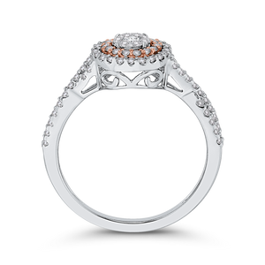 Diamond Double Halo Fashion Ring Luminous RF1011T-42WP