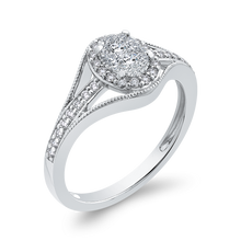 Load image into Gallery viewer, White Diamond Fashion Ring Luminous RF1063T-42W
