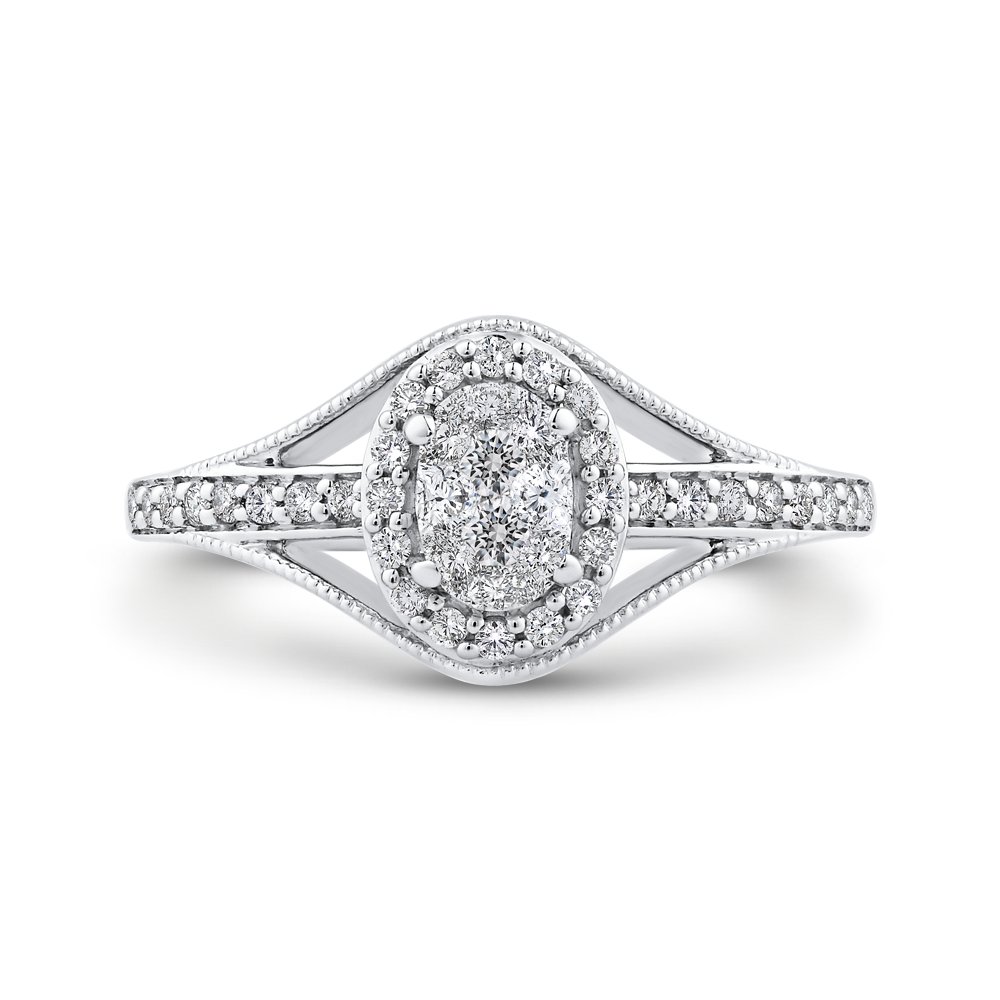 White Diamond Fashion Ring Luminous RF1063T-42W
