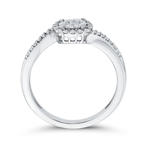 White Gold Fashion Promise Ring Luminous RF1076T-42W