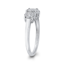 Load image into Gallery viewer, White Diamond Three Stone Fashion Ring Luminous RF1081T-42W
