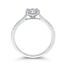 Load image into Gallery viewer, Round Diamond Fashion Halo Ring Luminous RF1088T-42W
