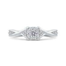 Load image into Gallery viewer, Crossover Shank Round Diamond Fashion Ring Luminous RF1094T-42W
