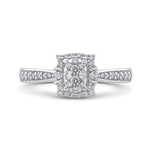 Load image into Gallery viewer, 1/3 ct White Diamond Fashion Cluster Ring Luminous RF1098T-42W

