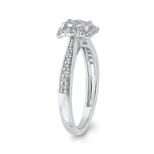 Load image into Gallery viewer, 1/3 ct White Diamond Fashion Cluster Ring Luminous RF1098T-42W
