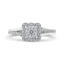 Load image into Gallery viewer, 10K White Gold Fashion Ring Luminous RF1101T-42W
