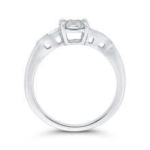 Load image into Gallery viewer, 1/3 ct White Diamond Halo Fashion Ring Luminous RF1104T-42W

