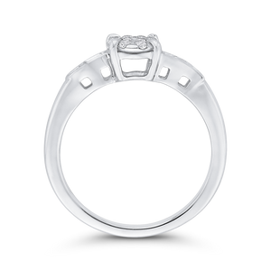 1/3 ct White Diamond Halo Fashion Ring Luminous RF1104T-42W