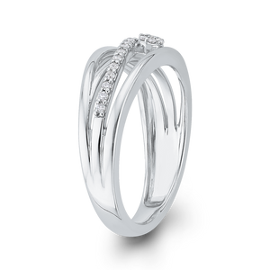 1/2 ct Round Diamond Cluster Fashion Ring Luminous RF1105T-42W