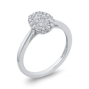 1/3 ct White Diamond Cluster Fashion Ring Luminous RF1109T-42W