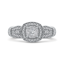 Load image into Gallery viewer, Split Shank Round Diamond Fashion Ring Luminous RF1113T-42W
