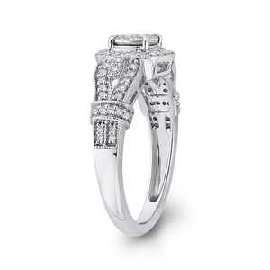 Split Shank Round Diamond Fashion Ring Luminous RF1113T-42W