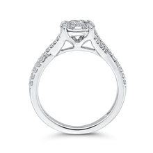 Load image into Gallery viewer, Round Diamond Promise Halo Fashion Ring Luminous RF1131T-42W

